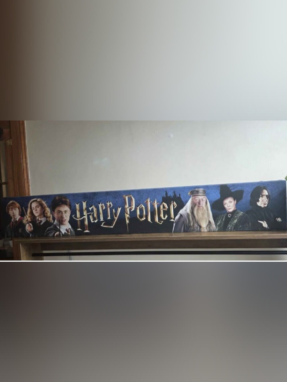 Harry Potter Blue Decorative Wall Sign - Official Movie Artwork